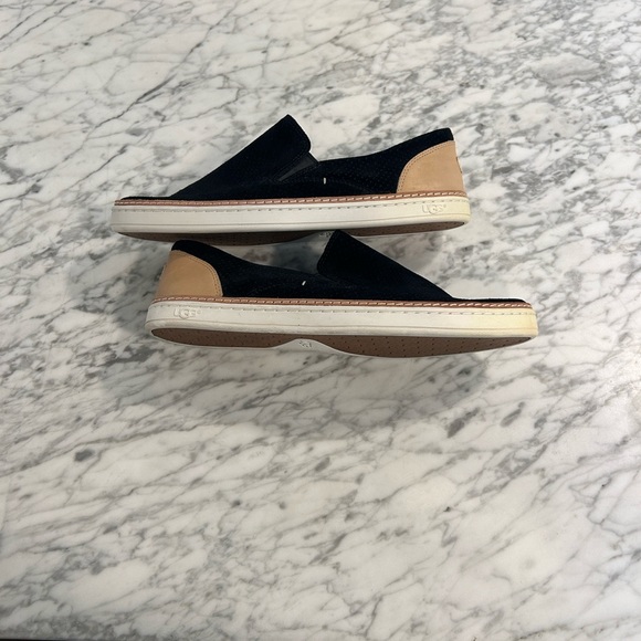 UGG Black and Tan Slip-On Loafers - Picture 4 of 5